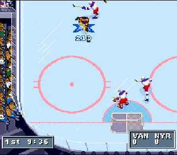 NHL 95 (USA) screen shot game playing